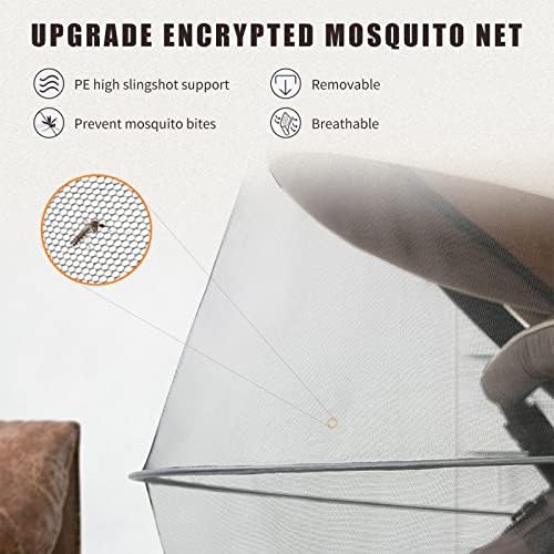 DUOMI Bassinet Cover with Two-Way Zipper, Portable Bassinet Mosquito Net Cover - Image 2