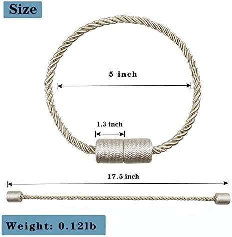 Magnetic Curtain Tiebacks Holdbacks Decorative Tie Backs - Image 3
