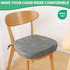 2.5" Thick Chair Cushions for Dining Chair, Corduroy Foam Kitchen Chair Pads - Image 7