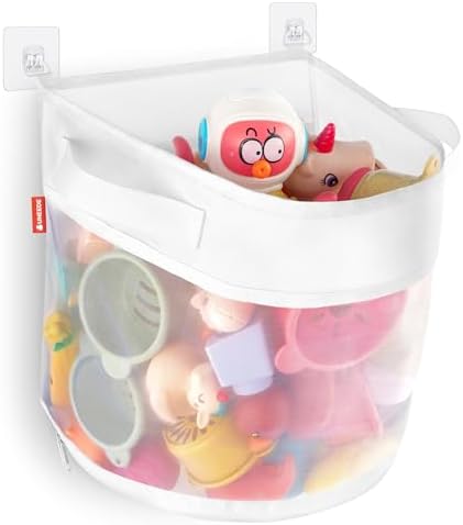 UNEEDE Bath Toy Organizer, 4 Gallons Bathtub Toy Storage Organizer by UNEEDE