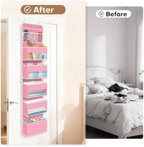 Over the Door Organizer, Large Pocket Hanging Storage - Image 6