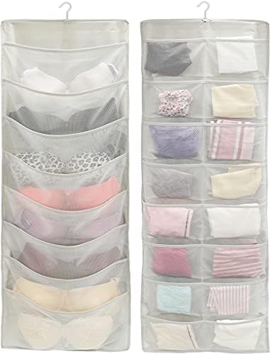 Simple Houseware 24-Pocket Double-Sided Hanging Closet Organizer by SimpleHouseware