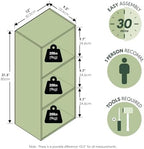 Furinno LUDER Book Shelf, 3-Cube Bookshelf, Bookcase - Image 5