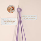 Stuffed Animal Storage Hammock Corner Hanging Net Stuffy Animal Hammock Macrame - Image 4