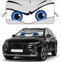 Car Windshield Sun Shade, Universal Fit Midsized Sedan SUV, Cool Gray by eygeufg