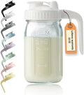 32oz Glass Pitcher with Lid & V-shaped Pour Spout by miradexic