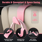 4-Pack Car Headrest Hooks Holds 55lbs Seat Storage Organizer - Image 4
