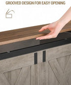 Hzuaneri 59" Farmhouse Storage Chest and Bench | 70 Gal | 330lb Seat - Image 6