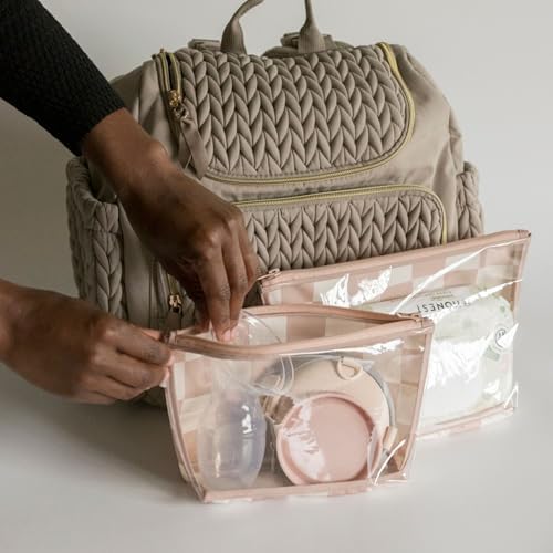 Tiny Twinkle Diaper Bag Organizing Pouches | 2 Pack Mess-Proof Travel Organizer - Image 2
