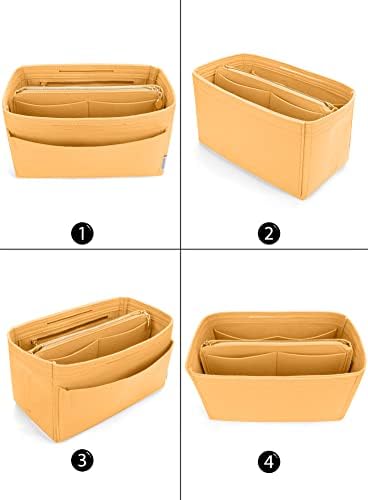 LEXSION Felt Purse Organizer Insert, Tote Bag Shaper Dividers - Image 2