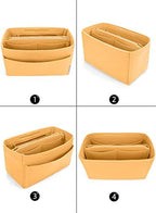 LEXSION Felt Purse Organizer Insert, Tote Bag Shaper Dividers - Image 2