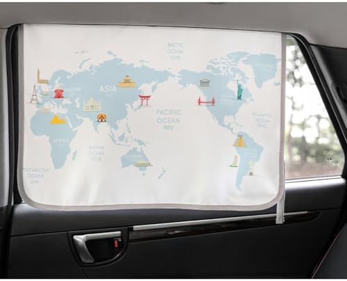 Magnetic Car Sun Shade Curtain for Side Window – Sun Blocker and UV Protector - Image 4