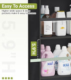 AOODA 2 Pack Over the Door Organizer, Large Capacity Closet Door Hanging - Image 4