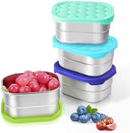 Tanjiae 4Pack 8oz Small Stainless Steel Snack Containers by Tanjiae