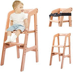YOLEO High Chair Wooden for Toddlers Junior Childs, Sturdy Durable Dining by YOLEOSupportYourStrength