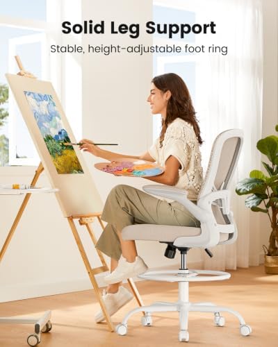 ErGear Drafting Chair, Tall Office Chair - Image 5