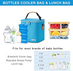 Breastmilk Cooler Bag with Ice Pack Fits 6 Baby Bottles Up to 9 Ounce, Baby - Image 2