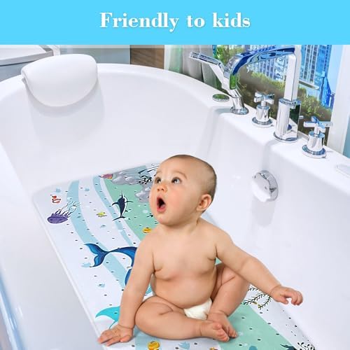 Secopad Bathtub Mat Non Slip, Cute Tub Mat - Image 2