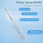 Zoizocp Spray Bottles, 2oz/50ml 12 Pack Clear Mini Travel Bottle Set - Image 4