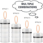 Accmor 2 Pack Baby Formula Dispenser On The Go, Stackable Formula Dispenser - Image 2
