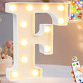 Pooqla LED Light Up Letters, Warm White and Colorful Lighted Marquee Letters by Pooqla