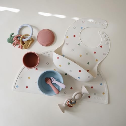mushie Silicone Placemat for Kids | BPA-Free Non-Slip Design - Image 3