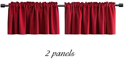 DONREN Christmas Red Valances for Bedroom - Image 5