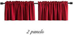 DONREN Christmas Red Valances for Bedroom - Image 5