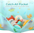 Accmor 3 Pack Long Sleeve Bibs, Baby Smock Waterproof Sleeved Bib Smock - Image 5
