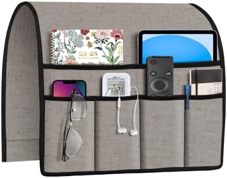 Joywell Remote Control Holder Chair Caddy Armrest Organizer Whitecap Gray by Joywell