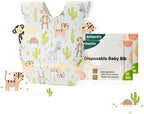 30/60pcs Baby Disposable Bibs-Individually Packaged, Leak Proof and Convenient by AIQIAOXIN