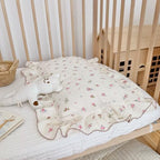 BuLuTu Muslin Cotton Baby Pillow Case, Flower & Sheep Pattern - Image 6