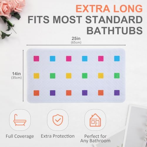 Bathtub Mat for Kids, Non Slip, Bath Shower Mat, Bathroom Floor Mat - Image 5
