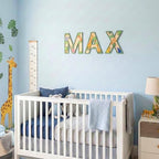 3D Layered Safari Nursery Wooden Letters - Image 6