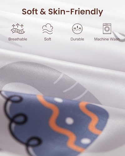 Baby Crib Sheets for Boys Girls, Toddler Bed Sheets Fitted for 52x28 Inch - Image 3