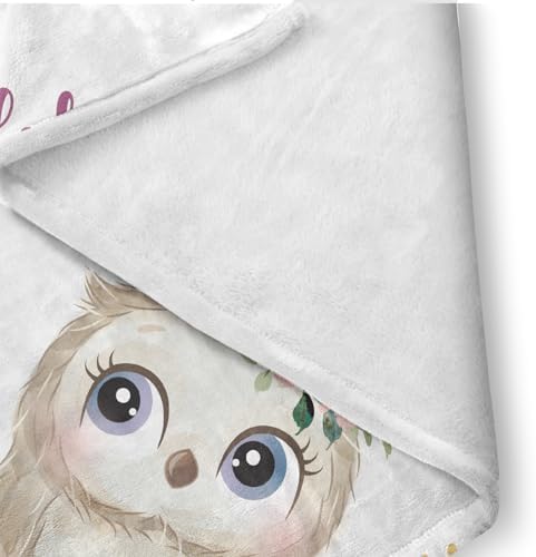 Custom Owl Crib Bedding Set for Girls Gifts Floral Design Color11 - Image 6