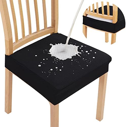 Smiry Waterproof Seat Covers for Dining Room Chairs by Smiry