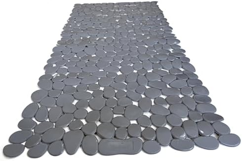 “Pebbles” Non-Slip Bathtub/Shower Mat 27.5”x14” Rectangular, Machine-Washable - Image 3