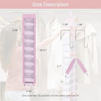 DHSFKBE Legging Organizer Storage, Foldable Hanging Closet Organizer Storage - Image 5