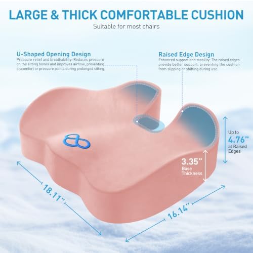 BlissTrends Memory Foam Seat Cushion - Image 3