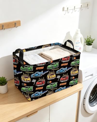 Essme Rectangular Kids Baskets, Car Storage Box, Cute Basket - Image 4