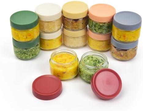 EONJOE 2oz Glass Dressing Containers by EONJOE