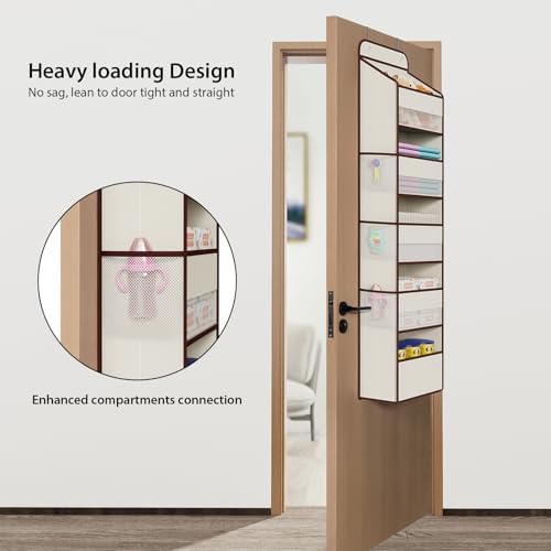 Univivi Fabric Over Door Hanging Organizer - Image 2