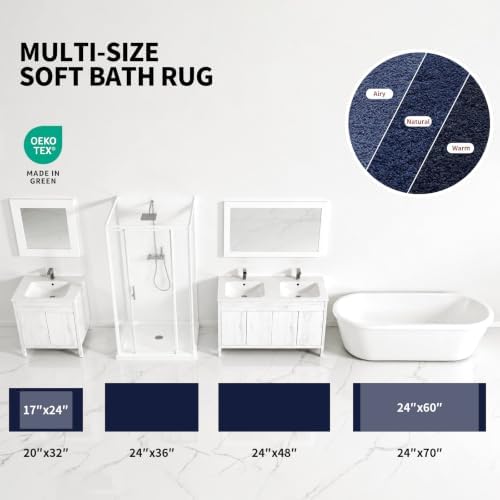 ILANGO Bathroom Rugs 24" × 17", Extra Soft Absorbent Microfiber Bath Rugs - Image 4