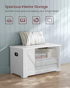 VASAGLE Storage Chest with 2 Safety Hinges, 15.7 x 31.5 x 18.1 Inche - Image 5