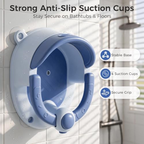 Baby Bath Seat for Babies 6 Months & Up, Temperature Alert Baby Bathtub Seat - Image 6