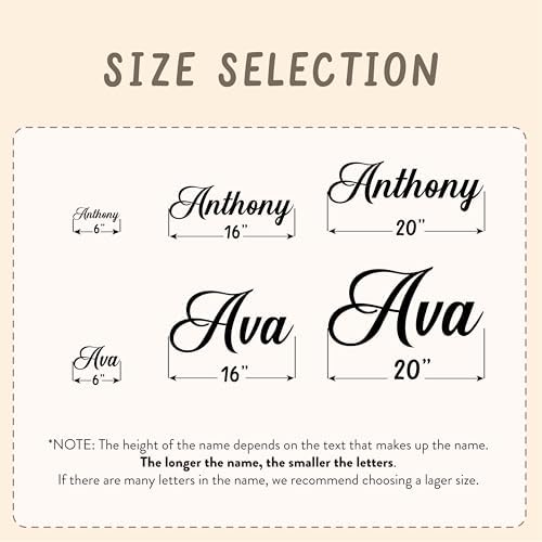 Custom Wood Name Sign For Nursery, 1/3 INCH THICKNESS, Boho Nursery Sign - Image 7