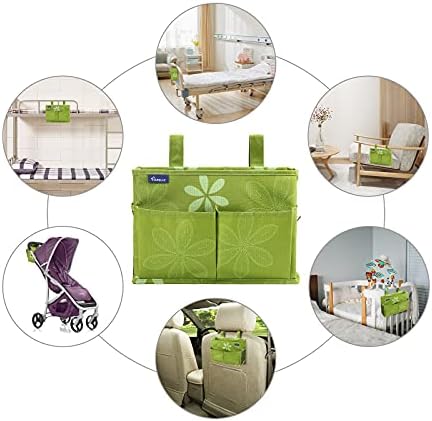 Surblue Bedside Caddy Hanging Bed Organizer Storage Bag Pocket - Image 6