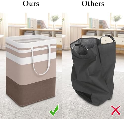 StorageRight Laundry Basket Hamper, 75L Collapsible Clothes Storage - Image 5