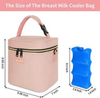 Mancro Breastmilk Cooler Bag, Baby Bottle Bag Fits 6 Bottles Up to 9 Ounce - Image 2